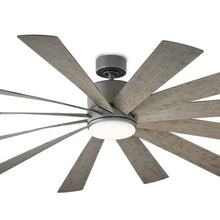 Load image into Gallery viewer, Windflower Downrod LED Ceiling Fan in Detail.