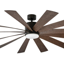 Load image into Gallery viewer, Windflower Downrod LED Ceiling Fan in Detail.