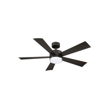Load image into Gallery viewer, Wynd Downrod LED Ceiling Fan in 52-Inch/Bronze.