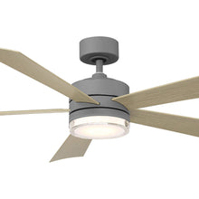 Load image into Gallery viewer, Wynd Downrod LED Ceiling Fan in Detail.
