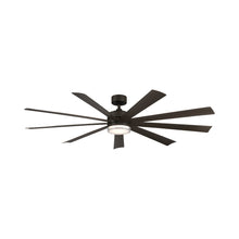 Load image into Gallery viewer, Wynd XL Downrod LED Ceiling Fan in Bronze.