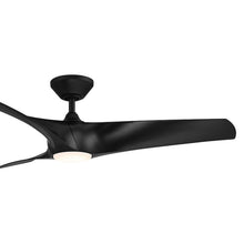 Load image into Gallery viewer, Zephyr Downrod LED Ceiling Fan in Detail.