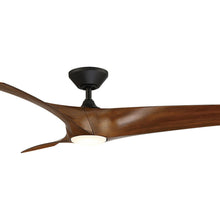 Load image into Gallery viewer, Zephyr Downrod LED Ceiling Fan in Detail.