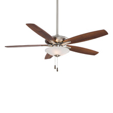 Load image into Gallery viewer, Mojo Ceiling Fan in Brushed Nickel / Frosted White/Incandescent.