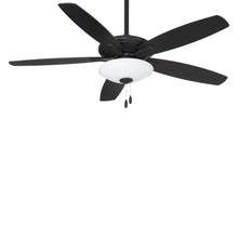 Load image into Gallery viewer, Mojo Ceiling Fan in Coal / Frosted White/LED.