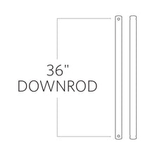 Load image into Gallery viewer, 36-Inch Downrod - line drawing.