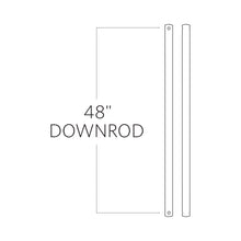Load image into Gallery viewer, 48-Inch Downrod - line drawing.