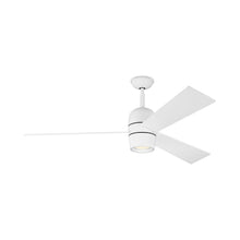 Load image into Gallery viewer, Alba LED Ceiling Fan in Matte White.