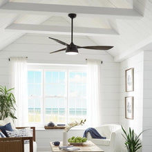 Load image into Gallery viewer, Destin LED Ceiling Fan in living room.