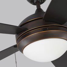 Load image into Gallery viewer, Discus Outdoor LED Ceiling Fan in Detail.