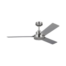Load image into Gallery viewer, Jovie Ceiling Fan in Brushed Steel/Silver.