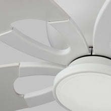 Load image into Gallery viewer, Lily LED Ceiling Fan in Detail.