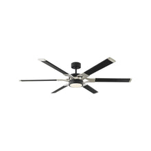 Load image into Gallery viewer, Loft LED Ceiling Fan in Midnight Black (62-Inch).