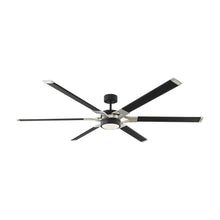 Load image into Gallery viewer, Loft LED Ceiling Fan in Midnight Black (72-Inch).