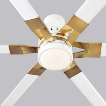Load image into Gallery viewer, Loft LED Ceiling Fan in Detail.