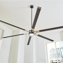 Load image into Gallery viewer, Loft LED Ceiling Fan in Detail.