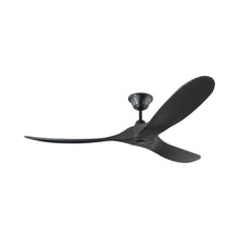 Load image into Gallery viewer, Maverick Ceiling Fan in Matte Black.