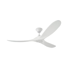 Load image into Gallery viewer, Maverick Ceiling Fan in Matte White.