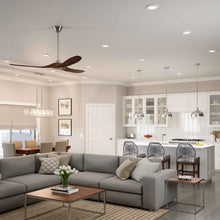 Load image into Gallery viewer, Maverick Ceiling Fan in living room.