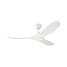 Load image into Gallery viewer, Maverick II Ceiling Fan in Matte White (52-Inch).