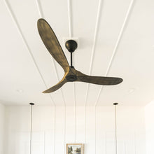 Load image into Gallery viewer, Maverick II Ceiling Fan in bedroom.