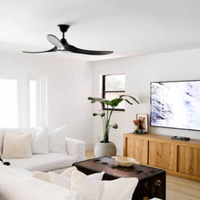 Load image into Gallery viewer, Maverick II Ceiling Fan in bedroom.