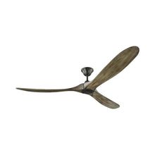 Load image into Gallery viewer, Maverick Max Ceiling Fan in Aged Pewter/Light Grey Weathered Oak (No Light Kit).