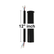 Load image into Gallery viewer, Minimalist Downrod in Matte Black (12 Inches).