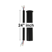 Load image into Gallery viewer, Minimalist Downrod in Matte Black (24 inches).
