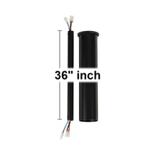Load image into Gallery viewer, Minimalist Downrod in Matte Black (36 Inches).