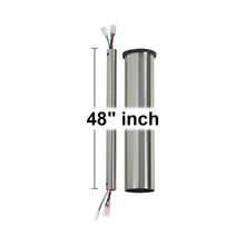 Load image into Gallery viewer, Minimalist Downrod in Brushed Steel (48 Inches).