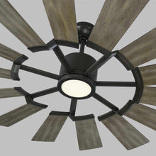 Load image into Gallery viewer, Prairie LED Ceiling Fan in Detail.