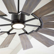 Load image into Gallery viewer, Prairie LED Ceiling Fan in Detail.