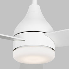 Load image into Gallery viewer, Streaming Indoor / Outdoor LED Ceiling Fan in Detail.