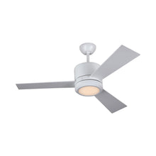 Load image into Gallery viewer, Vision II LED Ceiling Fan in Matte White/Matte White.