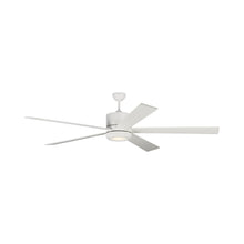 Load image into Gallery viewer, Vision LED Ceiling Fan in Matte White (72-Inch).