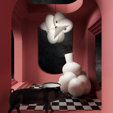 Load image into Gallery viewer, Serpentine Pendant Light in exhibition.