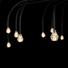 Load image into Gallery viewer, Starfall Light LED Chandelier in Detail.