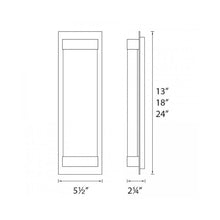 Load image into Gallery viewer, Mythical LED Wall Light - line drawing.