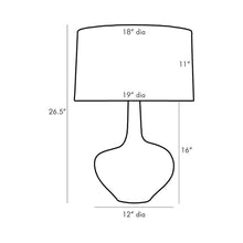 Load image into Gallery viewer, Nash Table Lamp - line drawing.