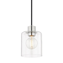 Load image into Gallery viewer, Neko Pendant Light in Polished Nickel.