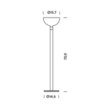 Load image into Gallery viewer, AM2C Floor Lamp - line drawing.