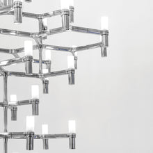 Load image into Gallery viewer, Crown Summa LED Chandelier in Detail.