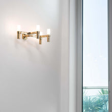 Load image into Gallery viewer, Crown Wall Light in living room.