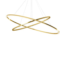 Load image into Gallery viewer, Ellisse LED Double Pendant Light in Detail.
