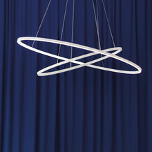 Load image into Gallery viewer, Ellisse LED Double Pendant Light in Detail.