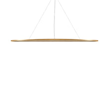 Load image into Gallery viewer, Ellisse LED Mega Pendant Light in Gold Painted.