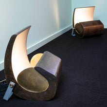 Load image into Gallery viewer, Escargot Floor Lamp in living room.