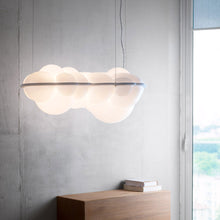 Load image into Gallery viewer, Nuvola LED Pendant Light in living room.
