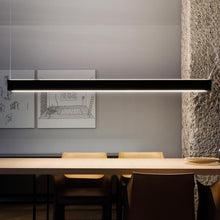 Load image into Gallery viewer, Tru LED Linear Pendant Light in dining room.